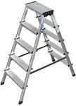 Krause - Doppelleiter Stehleiter Dopplo Trittleiter 2x3 - 2x8 Stufen Stufenleiter