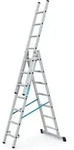 Geb&ouml;rdelte Mehrzweckleiter, 3-teilig Skymaster Dx 3 X 7 Sprossen (44837) Zarges