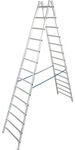 Krause - Aluminium-doppelleiter Stabilo 5,10 M Doppelstufenleiter