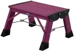 Krause - Aluminium-klapptritt Monto Treppy Plusline Pink 2,20 M Klappleiter