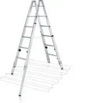 Zarges - Geb&ouml;rdelte Sprossen-stehleiter Mit Verl&auml;ngerbaren Holmen Varioflex B 2 X 8