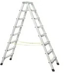 Zarges - Xlstep B Genietete Stufen-stehleiter, Beidseitig Begehbar, Eloxiert 41268