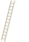 Steigtechnik Sprossen-anlegeleiter Holz Ohne Traverse 12 Sprossen - 033112 -
