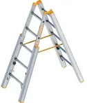 Layher Topic 1061 Treppenstehleiter 2x5 Sprossen