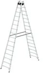 G&uuml;nzburger Steigtechnik Sprossen-stehleiter 2 X 16 Sprossen - 033029