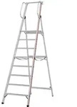 Hymer - Plattformleiter Mit Handlauf, 8 Stufen, Standh&ouml;he 1,85 M