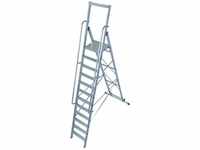 Stabilo Stufen-StehLeiter mit großer Standplattform 12 Stufen - Krause