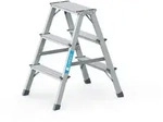 Zarges Genietete Bockleiter Eloxiert Scana B 2x3 Stufen