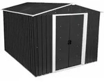 Ger&auml;teschuppen Mit Schiebet&uuml;r (b) 236 X (t) 303 X (h) 190 Cm Anthrazit -...