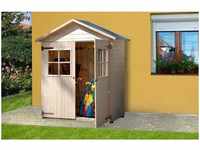 Garten-/Terrassenschrank 357 Gr.2 185x105 Zubehör aus Holz mit 14 mm Wandstärke, -