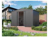 Gerätehaus Gartenmanager Dream 108 anthrazit 7,61 m² ohne Schleppdach - Globel