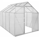 Zelsius Aluminium Gew&auml;chshaus, 250 X 190 Cm, 6 Mm Hohlkammerplatten, Treibhaus,