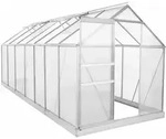 Zelsius - Aluminium Gew&auml;chshaus, 430 X 190 Cm, Inkl. Fundament