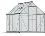 Palram - Canopia Aluminium Gew&auml;chshaus Mythos 68 Silber 247x185x208 Cm