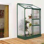Vitavia Anlehn-gew&auml;chshaus "ida 900", Smaragd Gr&uuml;n, 0,9 M&sup2;, 4 Mm Hkp