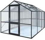 Gew&auml;chshaus 'rose Iii' 7,5 M2, Anthrazit-grau - Kgt