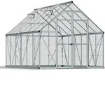 Palram - Canopia Aluminium Gew&auml;chshaus Panorama/octave Silber 366x243x231 Cm