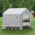 Shelterlogic - Foliengew&auml;chshaus In-a-box, 240 X 240 Cm Hellgrau 5,76 M2