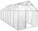 Zelsius - Aluminium Gew&auml;chshaus 430 X 190 Cm, 6 Mm Platten, 8,17 M2