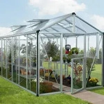 Vitavia - Gew&auml;chshaus 'zeus 13800', Aluminium Eloxiert, 13,8 M2, 3 Mm Esg, 10 Mm Hkp