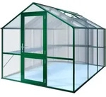 Kgt Gew&auml;chshaus "rose Iii" 7,5 M2, Moosgr&uuml;n