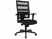 X-Pander Drehstuhl Bürodrehstuhl ergonomisch (Netzoptik) Stoff schwarz - Topstar