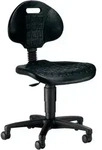 Arbeitsstuhl Tec 20 Sitz Pu-schaum Schwarz Sitzh&ouml;he 420-550 Mm Mit Rollen