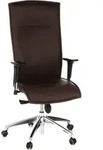 B&uuml;rostuhl / Chefsessel Murano 20 Leder Dunkelbraun Hjh Office