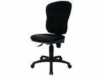 Topstar - Bürodrehstuhl mit Permanentkontakt schwarz 420-550 mm ohne Armlehnen t