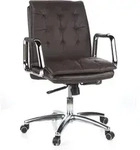 B&uuml;rostuhl / Chefsessel Villa 10 Nappaleder Braun Hjh Office