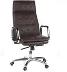 B&uuml;rostuhl / Chefsessel Villa 20 Nappaleder Braun Hjh Office