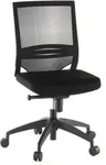 B&uuml;rostuhl / Chefsessel Porto Eco Sitz Stoff / R&uuml;cken Netz Schwarz Hjh Office