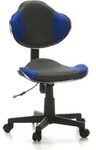 Kinderschreibtischstuhl / Kinderstuhl Kiddy Gti-2 Stoff Grau / Blau Hjh Office