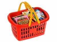 Klein - Einkaufskorb Korb Einkaufstasche gefüllt Lebensmittel Einkauf rot