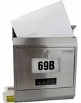 Dema - Briefkasten Wandbriefkasten Postkasten Solar Led Zeitungsrolle Edelstahl