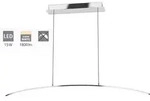 Eglo - Led Pendelleuchte Lasana Chrom 90 Cm Warmwei&szlig; Deckenlampen & Kronleuchter