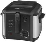 Clatronic - Fr 3649 Kompaktfritteuse, 1600 W, 2,5 Liter, Edelstahl Und Schwarz