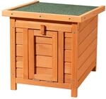 Wiltec - Katzenhaus 420 X 515 X 430 Mm Aus Fichtenholz, Kleintierhaus Kaninchenstall