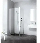 Kermi - Liga Pendelt&uuml;r 1wr 900 X 2000mm Silber Mattglanz Esg Klar