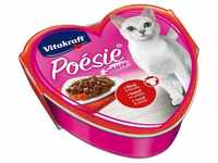 Vitakraft - Katzenfutter Poesie Sauce, Rind und Karotte - 15 Schalen