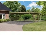 Carport Doppelt Classic 2 C Inkl.2 B&ouml;gen + Stahldach