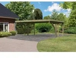 Carport Doppelt Classic 1c Inkl.2 B&ouml;gen + Pvc Dach