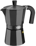 Schwarze Kaffeemaschine Aus Aluminium Mit 12 T Glaskeramik. Monix