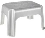Okt Kids - Tritthocker 36,5x30x24cm Silber