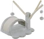 Kratzbaum 40 Cm Kleiner Katzenturm Mit H&ouml;hle, 2 Spielball, Kratzmatte,