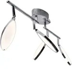 Wofi - Led Decken Beleuchtung Lampe Akzent Leuchte Chrom Strahler Spot Beweglich