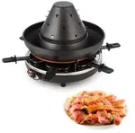 Taste Volcano Tartarengrill Raclettegrill 1500 W 6 Personen Schwarz