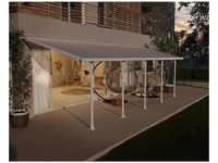 Aluminium Terrassenüberdachung Feria Weiß 295x851x305 cm - Palram-canopia
