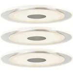 Paulmann 92917 Led-einbauleuchte 3er Set Led Led 18 W Aluminium (geb&uuml;rstet)