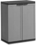 Niedriger Schwarzgrauer Kleiderschrank 68x39x85h Cm. Lustig